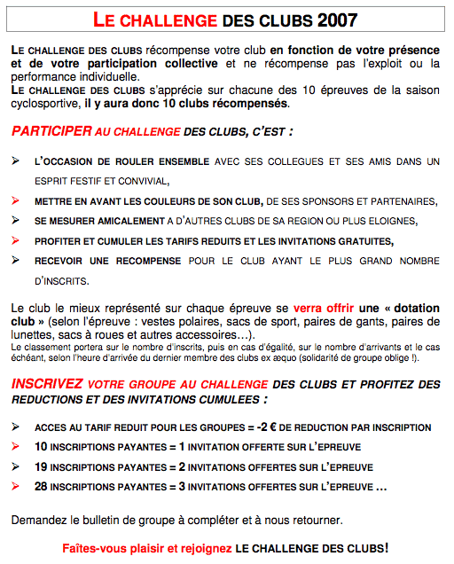 challenge club